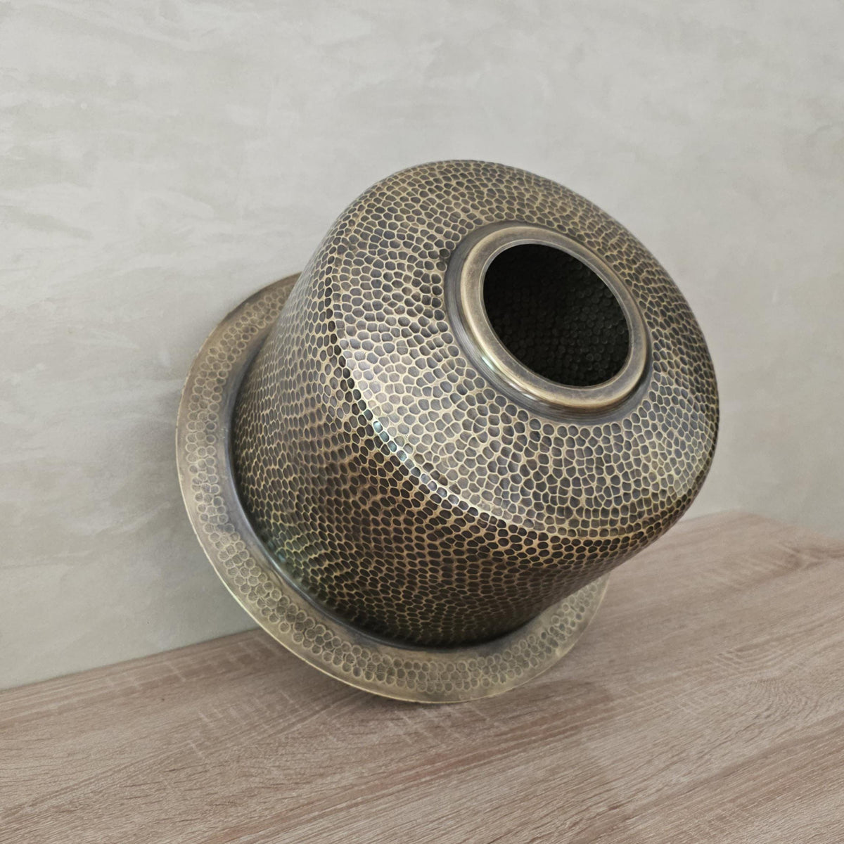 Round Antique Brass Bar Sink