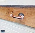 Copper Pipe Double Hook - Coat /Hat /Towel Hooks - Rustic / Industrial / Vintage - 22mm Thick Copper Pipe